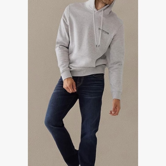 New w Tag: True Religion Ricky Relaxed Straight. Dark Wash. Size 33 Waist - Picture 7 of 15